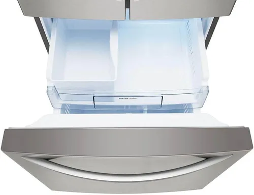 Vista 4 de LG LFCS22520S Refrigerador de puerta francesa de 22 pies cúbicos en acero inoxidable