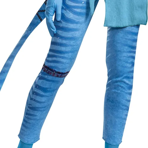 Vista 5 de Disfraz de Neytiri Deluxe Avatar para adultos, Azul
