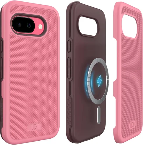 Vista 16 de TUDIA Funda protectora para Google Pixel 10a (2026) – [compatible con Magsafe] [MergeGrip] de doble capa delgada [grado militar] a prueba de golpes