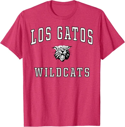 Vista 32 de Camiseta de Los Gatos de la escuela secundaria de Wildcats C1