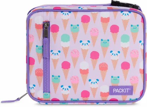 Vista 18 de PackIt - Fiambrera clásica congelable, capacidad de 3 litros, almendra