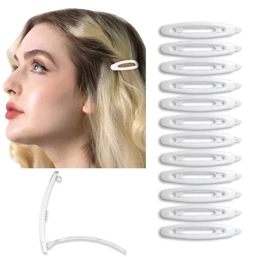 Vista 15 de Juego de 12 pasadores de pelo para mujeres y niñas, pinzas para cabello grueso y fino, accesorios para el cabello no metálicos, agarre