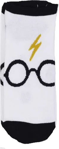 Vista 5 de Harry Potter Glasses Deathly Hallows Mischief Managed 5 Pack Ankle Socks