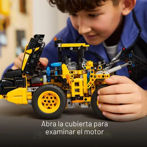 Vista 4 de LEGO Technic Volvo L120 - Cargadora de Ruedas Eléctrica Juguete de Construcción - Set de Construcción de Juego de Simulación - Gran Regalo