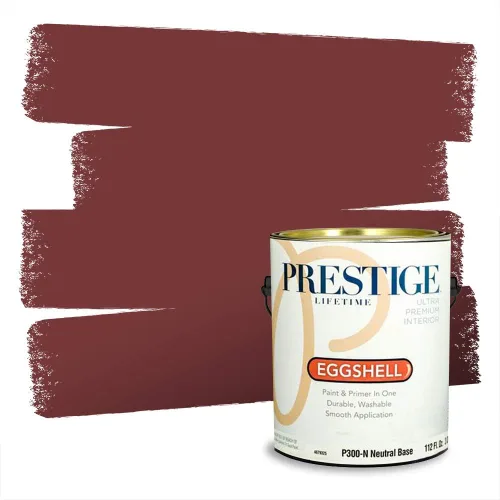 Vista 454 de Prestige Paints Pintura exterior e imprimación en uno, 1 galón, plano, coincidencia comparable de Valspar* Amber Rose*