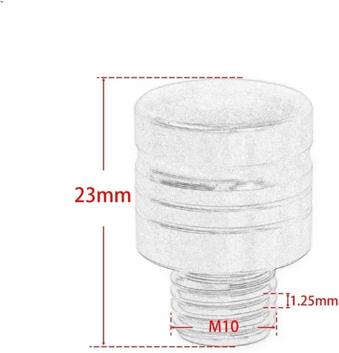 Vista 2 de 1 par universal M10x1.25 motocicleta CNC espejo agujero tornillo de enchufe para Yamaha Mt09 Mt07 Fz09 Fz07 Mt125 Mt25 Mt10 Mt03 Mt01 Mt Logo.Espejo