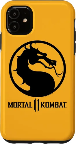 Vista 8 de Mortal Kombat 11 Dragon Black Logo Case for iPhone 17