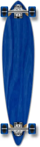 Vista 11 de Yocaher patineta, longboard de pintail pintado punked Negro