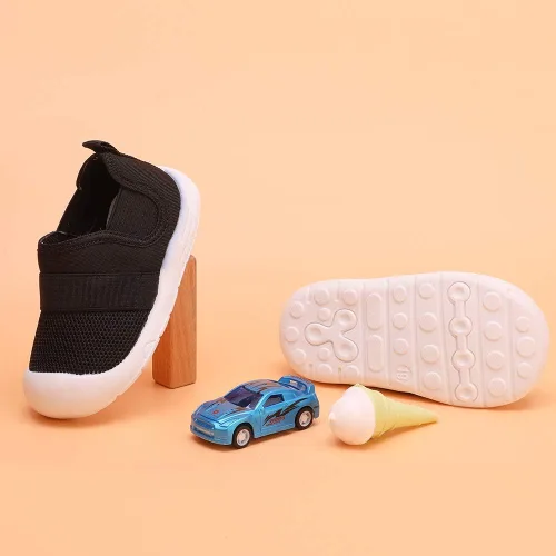 Vista 5 de Peggy Piggy Zapatos de bebé para caminar, zapatos para niños y niñas, zapatillas antideslizantes para primeros pasos, malla transpirable, zapatos