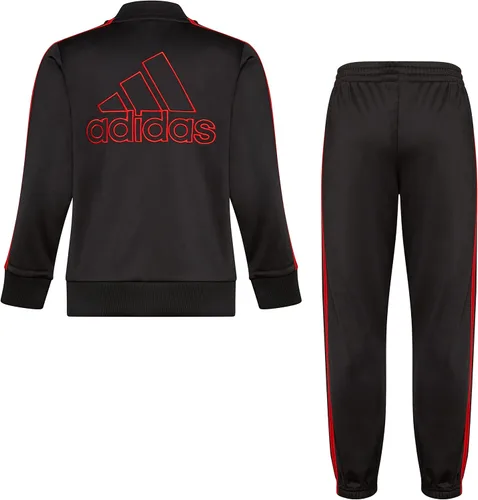 Vista 2 de adidas Conjunto de pista de tricot clásico para niños