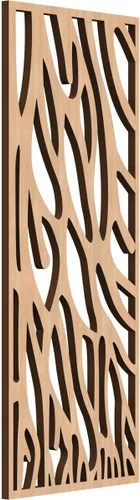 Vista 109 de 9 3/8"W x 24 3/8"H x 1/4"T Bristol Decorativos Paneles de Pared de Madera Calado, Cereza