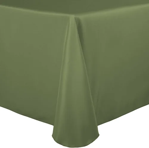 Vista 16 de Ultimate Textile Mantel ovalado de lino de poliéster de 60 x 102 pulgadas, color marrón cobre