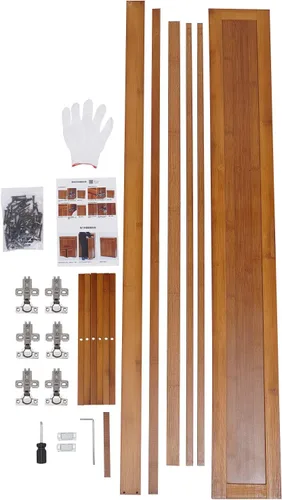 Vista 9 de Zapatero grande de 7 niveles con puertas y compartimento alto, organizador de almacenamiento para tacones, botas, zapatero para 28-33 pares
