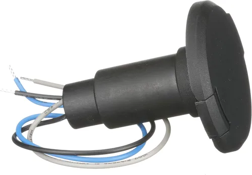 Vista 2 de Attwood 910R3PB-7 LightArmor Plug-in Light Base, for Attwood Pole Lights, 3-Pin, Round, Composite Black, Low-Profile