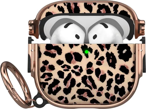 Vista 67 de Maxjoy Funda para AirPods 3 con cerradura, funda protectora rígida de 3ª generación para AirPod de 3ª generación para mujeres y hombres con llavero