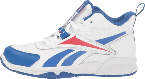 Vista 8 de Reebok Zapatos de baloncesto More Buckets para niño, BlancoAzul vectorialRojo vectorial
