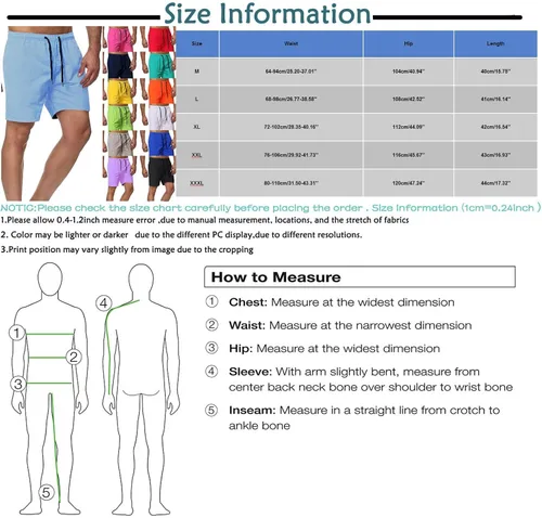 Vista 3 de Pantalones cortos de tenis para hombre, pantalones cortos de playa con cordón grande y cintura elástica y bolsillos para niños grandes