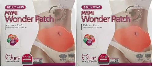 Vista 4 de Mymi Wonder Patch Belly Wing funciona para tonificar el contorno reafirmante - 5 piezas