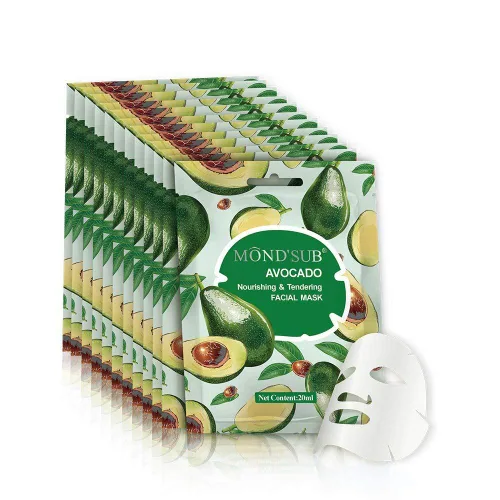 Vista 12 de MOND'SUB Mascarilla reafirmante facial de oro de 24 quilates (6 piezas) – Mascarilla facial antienvejecimiento, iluminadora, hidratante, hidratante