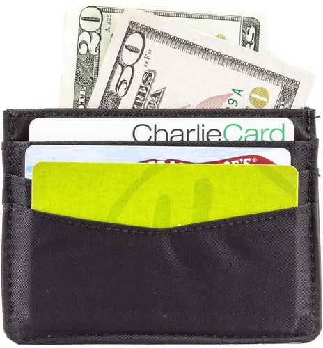 Vista 2 de Big Skinny Mini billetera delgada para tarjetas delgadas, con capacidad para hasta 12 tarjetas