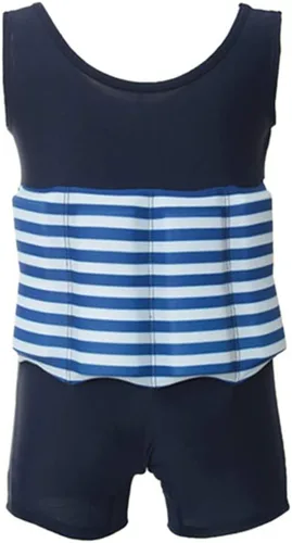 Vista 4 de IBTOM CASTLE Traje de baño de una sola pieza para bebé, niño, niña, traje de verano, vacaciones, playa, deporte, traje de baño, chaleco de natación