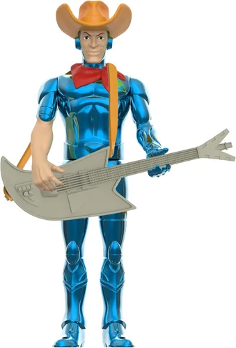 Vista 3 de Super7 SilverHawks Bluegrass (Versión de juguete) Figura de reacción - Figura de acción de SilverHawks de 3.75" con accesorio, coleccionables
