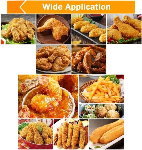 Vista 7 de Estufa de pollo frito de alta presión de 16L Freidora de presión de encimera comercial de 110 V Máquina de pollo frito eléctrica de 3000 W Máquina