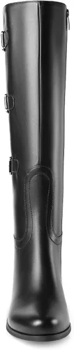 Vista 4 de ANN CREEK Botas de equitación con triple hebilla y diseño de moda 'Tarum' para mujer