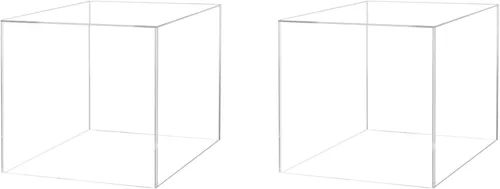 Vista 23 de Elevador de productos al por menor o contenedor de almacenamiento de mercancía 6 "Caja de exhibición de acrílico transparente con un lado abierto