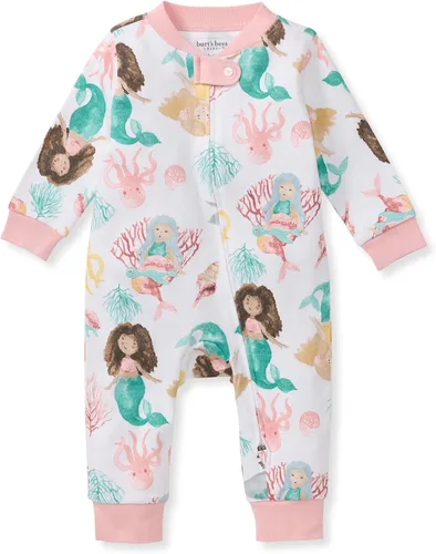 Vista 14 de Burt's Bees Baby - Pijama de una pieza para bebé, mameluco para dormir y jugar, algodón 100% orgánico, cremallera frontal