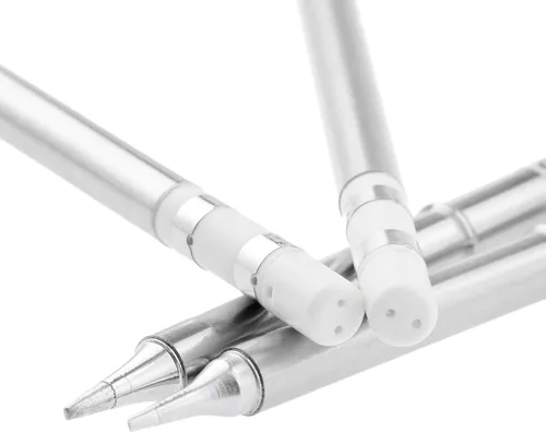 Vista 5 de Yetaha 4 puntas de soldadura T12, repuesto de herramienta de soldadura para FX-951 FX-952, estación de retrabajo de soldadura Hakko para T12-C4