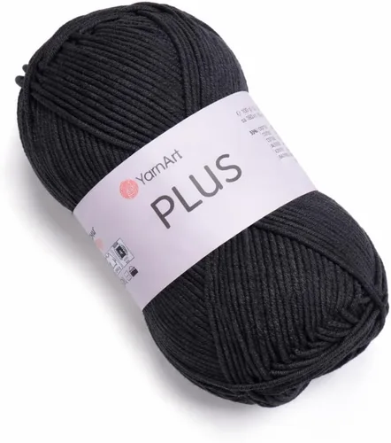 Vista 23 de YarnArt Jeans Plus - Hilo de mezcla de algodón suave, 100g (3.5 onzas), 160m (174 yardas), 55% algodón, 45% acrílico, grosor medio #4, ideal