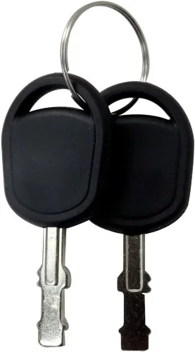 Vista 2 de 532163968 532175566 Interruptor de encendido Interruptor de llave de encendido ABS con reemplazo de llave para John Deere G110, L100, L118, L120