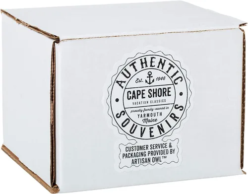 Vista 4 de Cape Shore Taza artesanal de cerámica de faro de 16 oz