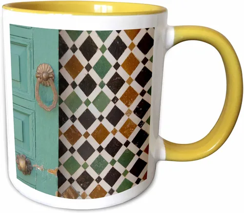Vista 11 de 3dRose Danita Delimont – Moorish la Arquitectura – Marruecos, Islamic law courts, puerta de knocker-af29 cmi0032 – Cindy Miller Hopkins – Tazas