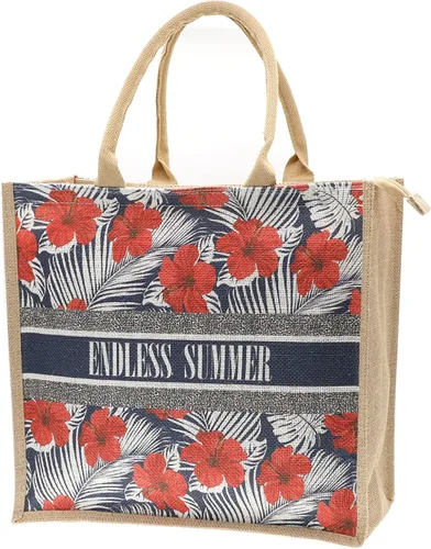 Vista 123 de Bolso grande de paja para mujer, tejido de ratán, bolso de playa de verano, a rayas