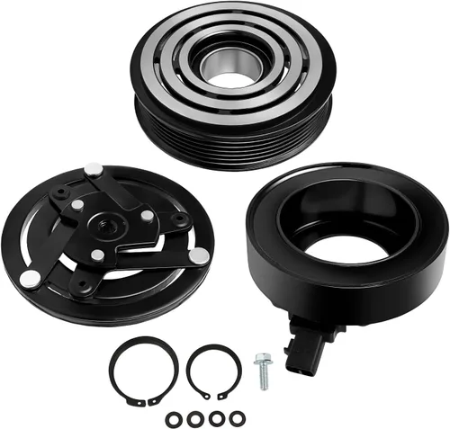 Vista 16 de SCITOO Embrague del compresor de CA para 2000-2006 apto para Audi TT para Volkswagen para Jetta 1.8L CO 1233JC