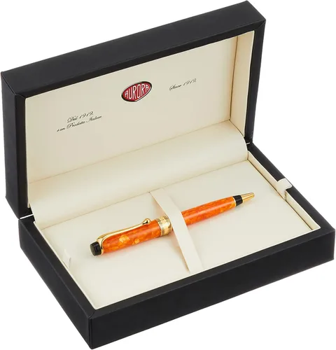 Vista 4 de AURORA 998-DOR Optima Arancho - Bolígrafo a base de aceite, importación original