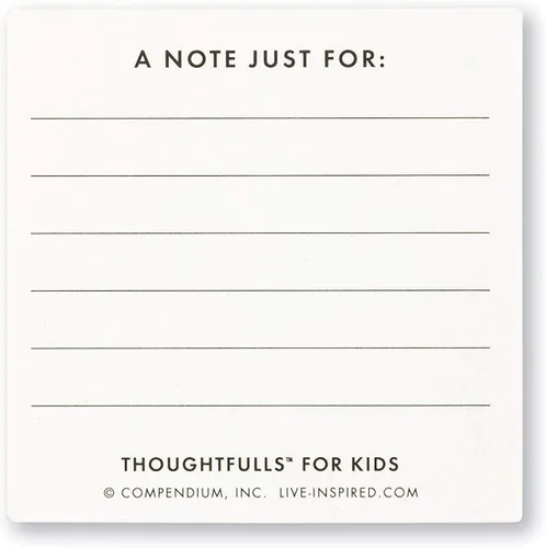 Vista 7 de Compendium ThoughtFulls para niños — Eres increíble — 30 tarjetas desplegables para compartir con niños, cada una con un mensaje inspirador