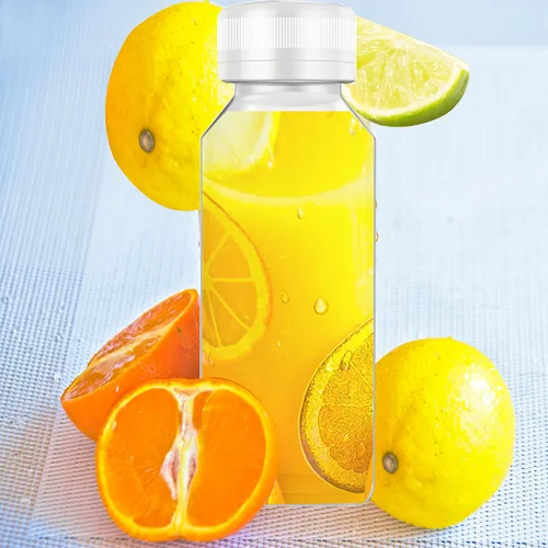 Vista 5 de XYSMZM 8 botellas de jugo de 4 onzas botellas de plástico de jengibre