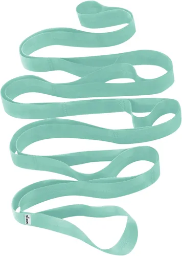 Vista 12 de TECEUM Stretching Strap for Yoga & Physical Therapy – 10 Loops – Non-elastic Leg Stretch Straps for Stretching, Exercising, Pilates, Post-injury