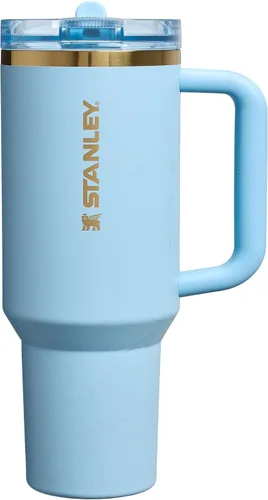 Vista 10 de STANLEY Quencher ProTour - Vaso con pajilla, 30 onzas, color blanco y azul Equipo Blanco Azul Oscuro