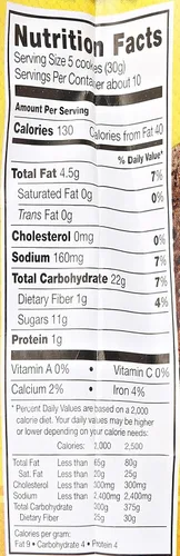 Vista 2 de Mi-Del Galleta crujiente de chocolate - Certificada sin OMG, Galletas sin gluten con 0g de grasa trans (Paquete de 1)