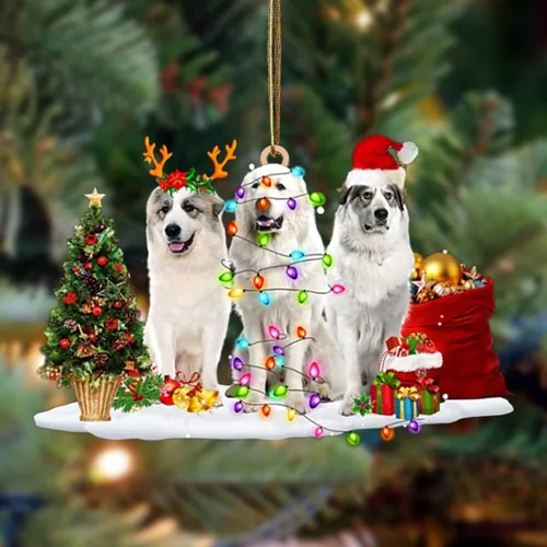 Vista 134 de Nazenti Adorno de Navidad personalizado con amigos Affenpinscher – Adorno de perro personalizado para amantes de las mascotas, acrílico plano