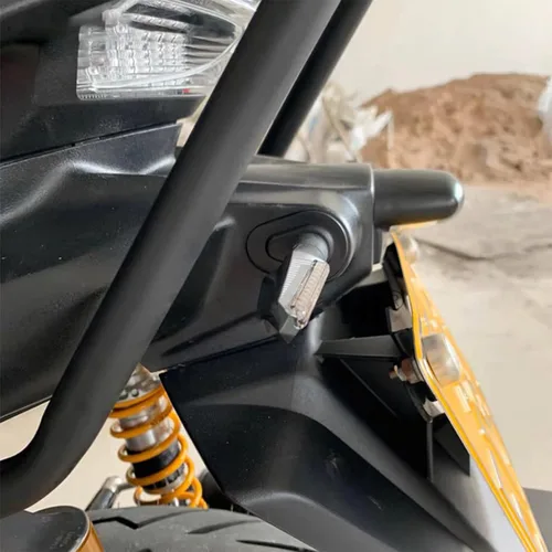 Vista 5 de LQMY Accessories - 4 adaptadores de señal de giro de motocicleta negros para FZ 09 MT09 MT07 2014-2022 Tenere 700 2019-2021 Tracer 900 FJ09