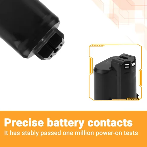Vista 5 de Shentec Paquete de 2 baterías de 4000 mAh 12 V compatibles con Dremel 8240