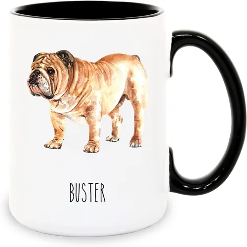 Vista 11 de Tazas de café personalizadas Beagle con nombre para mamá y papá de perro - Regalos personalizados para mejores amigos - Regalo para abuela y abuelo