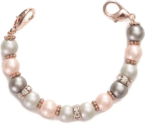 Vista 6 de Pulsera de alerta médica de oro rosa, pulsera médica de repuesto intercambiable de identificación médica, etiqueta de identificación no incluida
