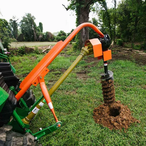 Vista 6 de Titan Attachments Excavadora de agujeros para postes de 30 HP de 3 puntos con accesorio de taladro de 12 pulgadas, se adapta a tractores Cat 1