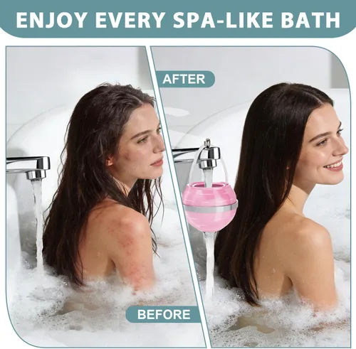 Vista 2 de NIROKET Filtro de baño para bañera, filtro de agua de bañera de 8 etapas que elimina cientos de contaminantes para una piel más suave y tersa, 2500